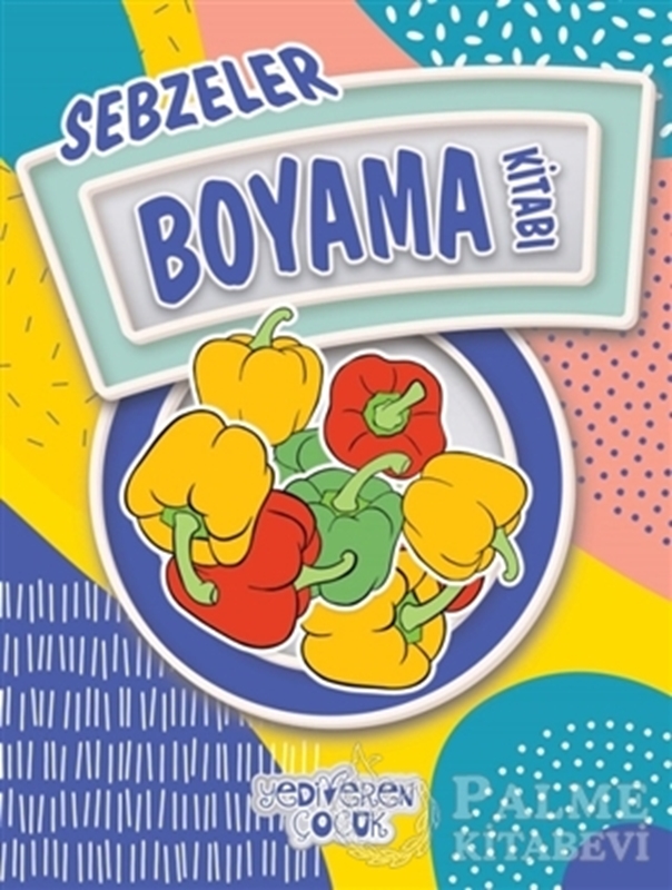 resm Sebzeler Boyama Kitabı