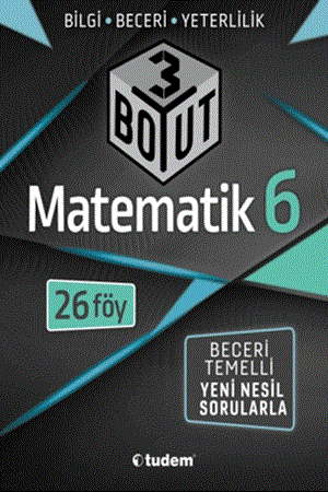 Resim 6. Sınıf Matematik 3 Boyut Soru Bankası