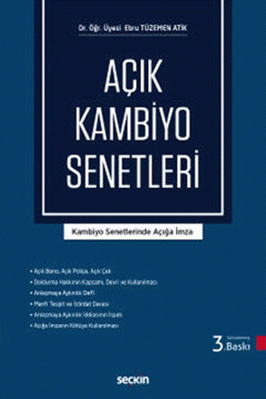 resm Açık Kambiyo Senetleri