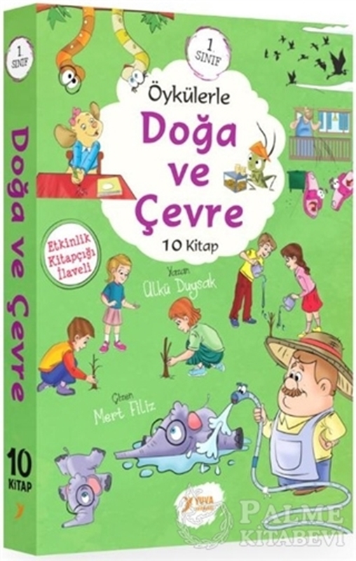 resm 1. Sınıf Öykülerle Doğa ve Çevre Seti (10 Kitap Takım)