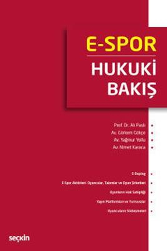 resm E–Spor: Hukuki Bakış