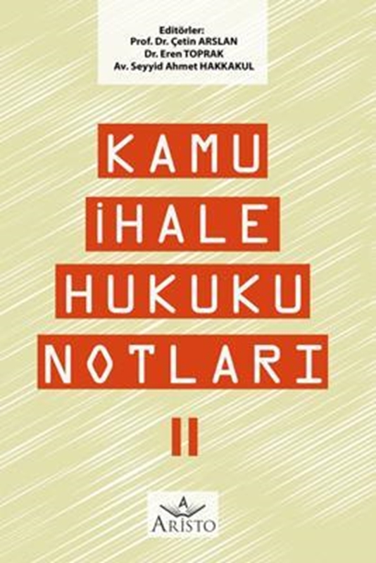 resm Kamu İhale Hukuku Notları II