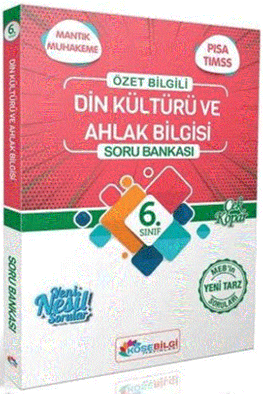 resm 6. Sınıf Din Kültürü ve Ahlak Bilgisi Özet Bilgili Soru Bankası