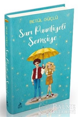 Resim Sarı Puantiyeli Şemsiye (Ciltli)