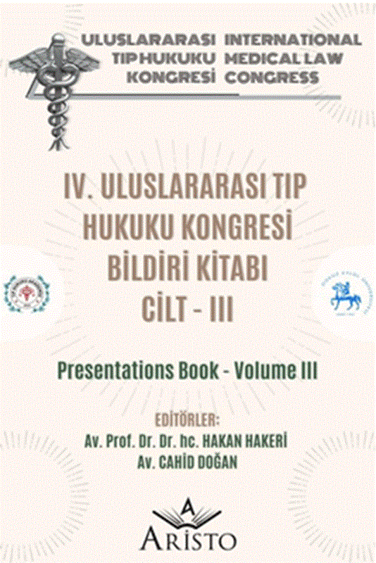 resm IV. Uluslararası Tıp Hukuku Kongresi Cilt III