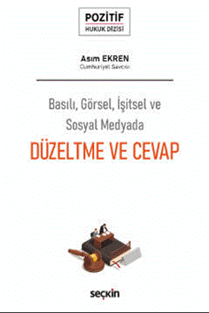 Resim Basılı, Görsel, İşitsel ve Sosyal Medyada Düzeltme ve Cevap