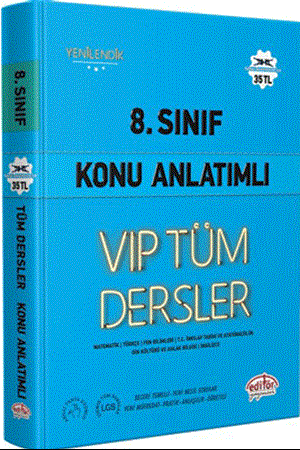 Resim LGS 8. Sınıf VIP Tüm Dersler Konu Anlatımlı