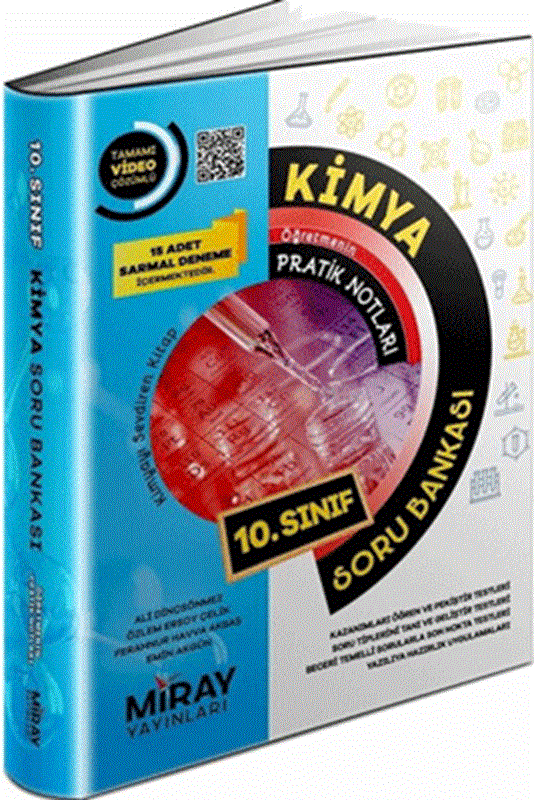 resm Miray Yayınları 10. Sınıf Kimya Konu Özetli Soru Bankası