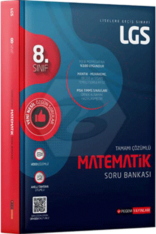 resm LGS Matematik Tamamı Çözümlü Soru Bankası