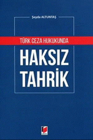 Resim Türk Ceza Hukukunda Haksız Tahrik