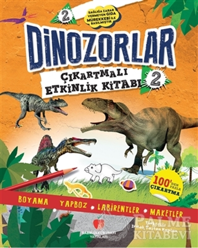 resm Dinozorlar Çıkartmalı Etkinlik Kitabı 2
