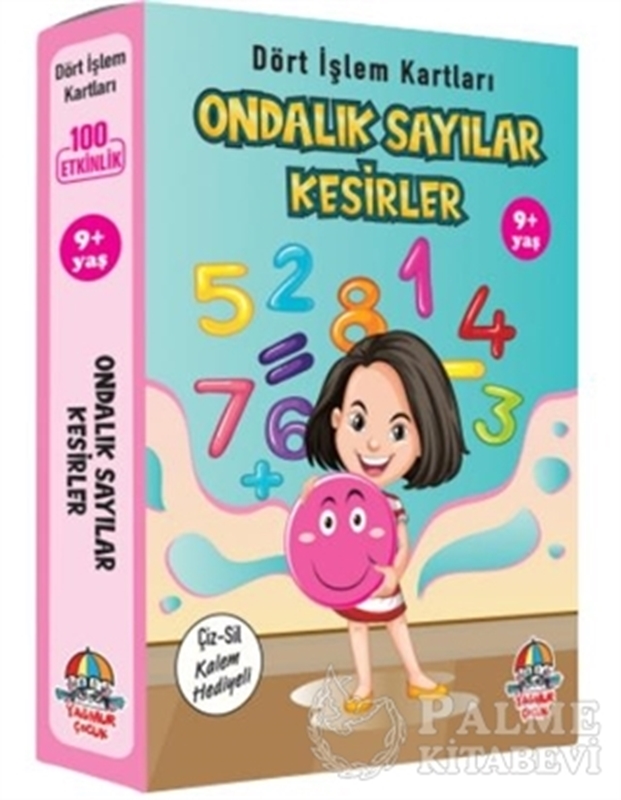 resm Ondalık Sayılar Kesirler - Dört İşlem Kartları 9+ Yaş