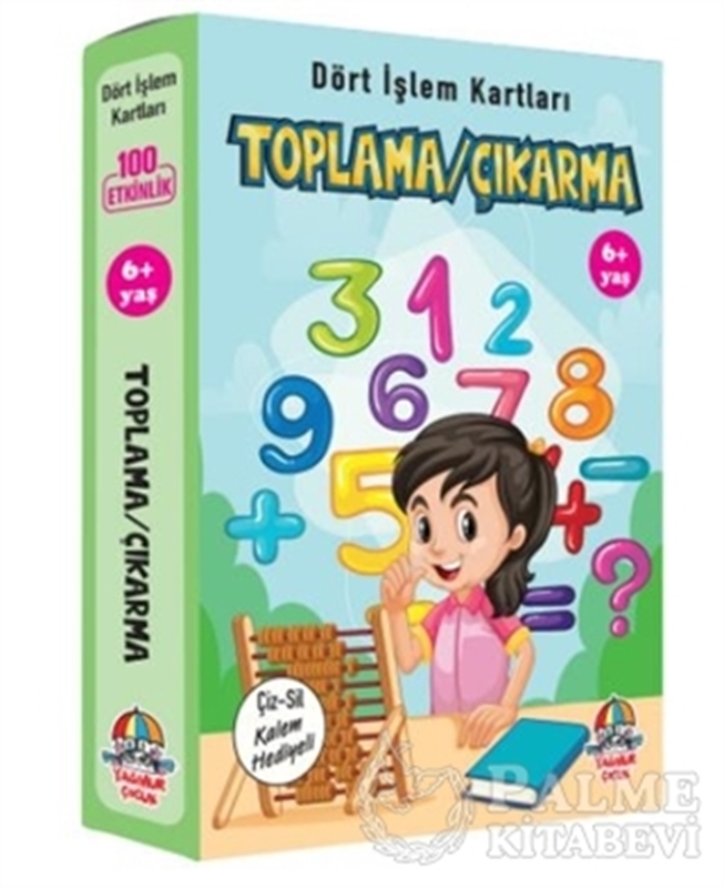 resm Toplama Çıkarma - Dört İşlem Kartları 6+ Yaş