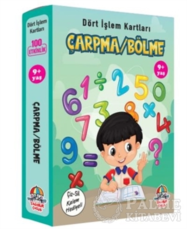 resm Çarpma Bölme - Dört İşlem Kartları 9+ Yaş