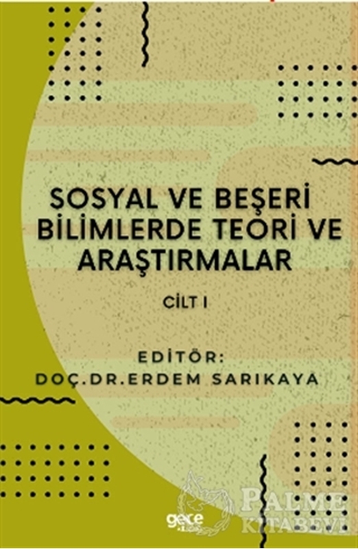 resm Sosyal ve Beşeri Bilimlerde Teori ve Araştırmalar Cilt 1