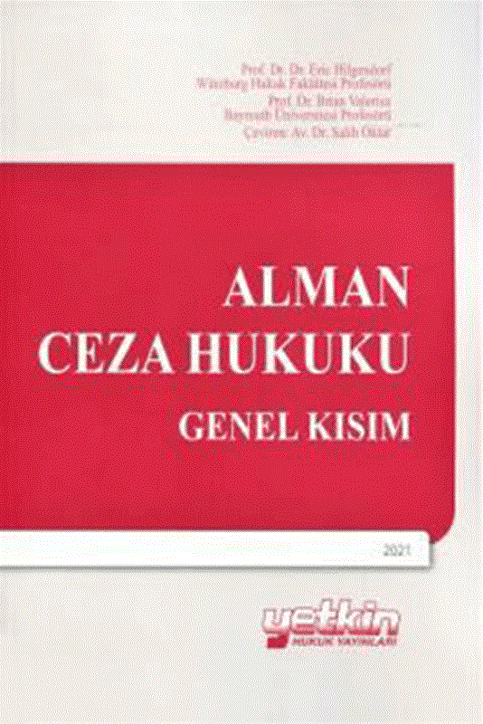 resm Alman Ceza Hukuku Genel Kısım