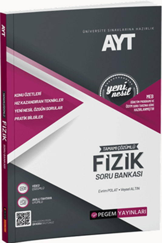 resm AYT Tamamı Çözümlü Fizik Soru Bankası