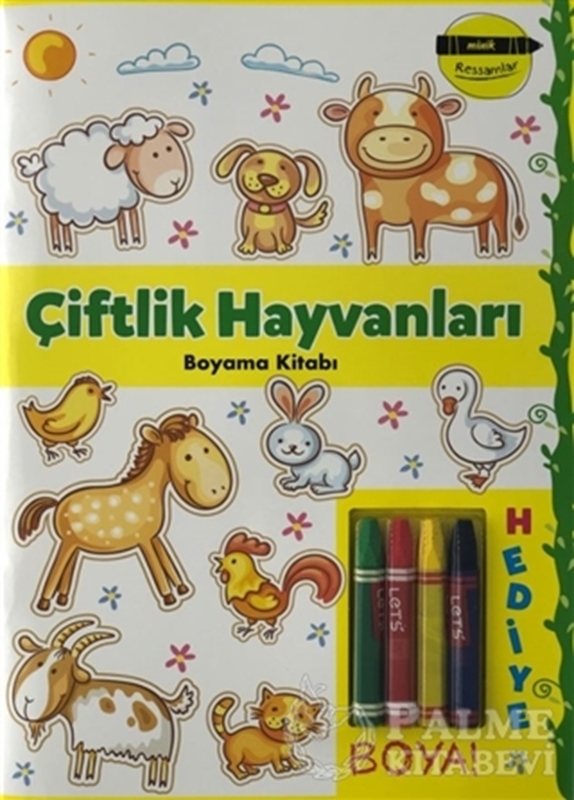 resm Çiftlik Hayvanları Boyama Kitabı - Minik Ressamlar