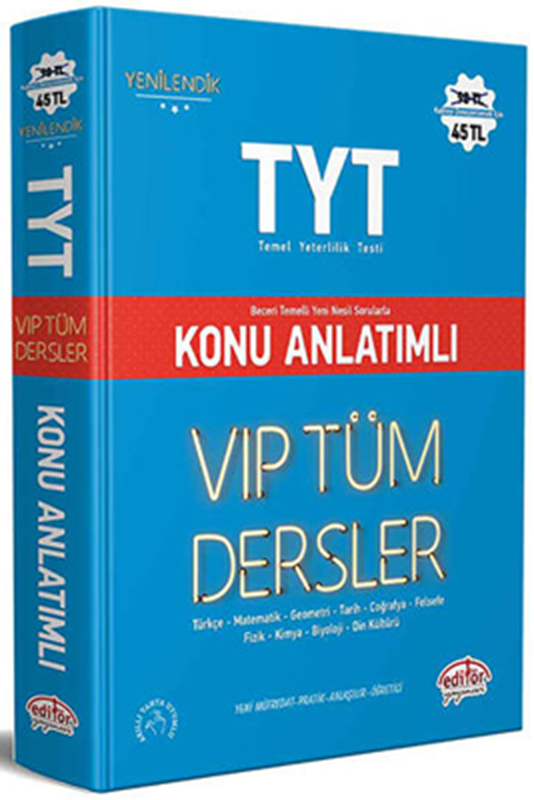 resm TYT VIP Tüm Dersler Konu Anlatımlı