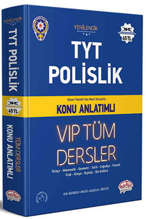 Resim TYT Polislik VIP Tüm Dersler Konu Anlatımlı