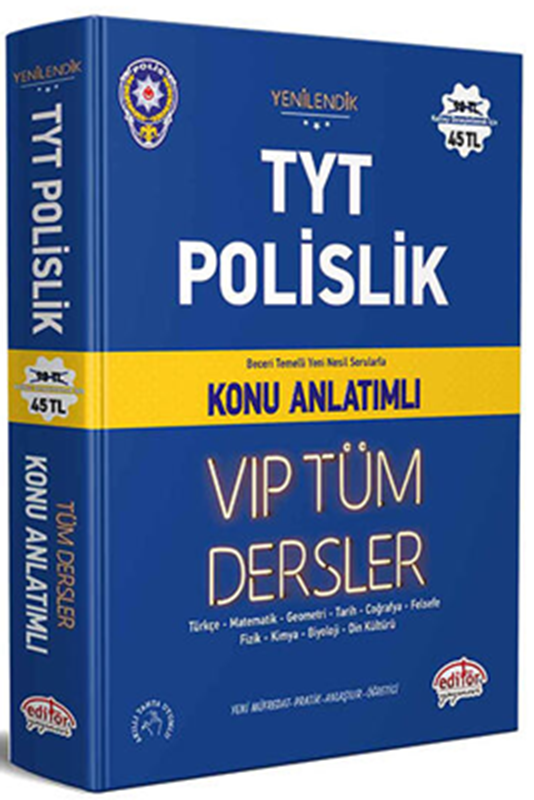 resm TYT Polislik VIP Tüm Dersler Konu Anlatımlı