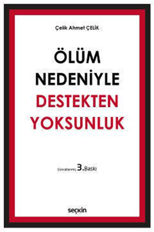 resm Ölüm Nedeniyle Destekten Yoksunluk 3. Baskı
