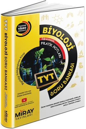 Resim Miray Yayınları TYT Biyoloji Soru Bankası