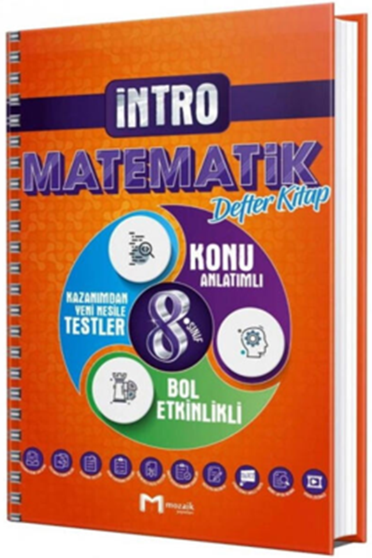 resm 8. Sınıf Matematik İntro Konu Anlatımlı Defter Kitap