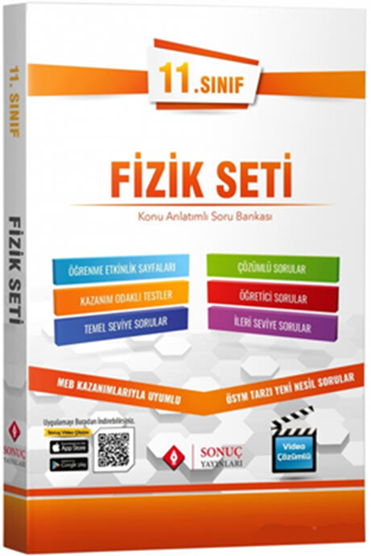 resm 11. Sınıf Fizik Kazanım Merkezli Soru Bankası Seti