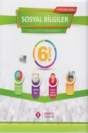 Resim 6. Sınıf Sosyal Bilgiler Kazanım Merkezli Soru Bankası Seti