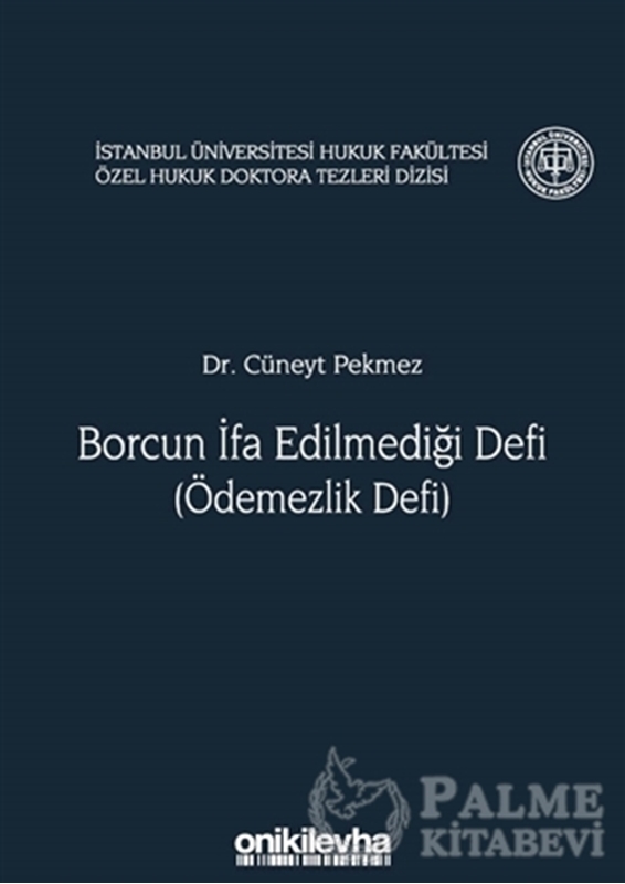 resm Borcun İfa Edilmediği Defi (Ödemezlik Defi)
