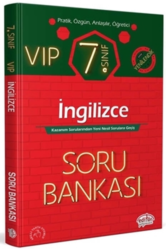 resm 7. Sınıf VIP İngilizce Soru Bankası