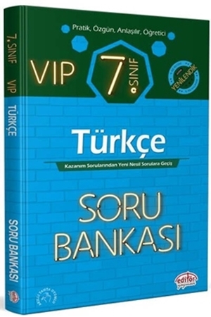 Resim 7. Sınıf VIP Türkçe Soru Bankası