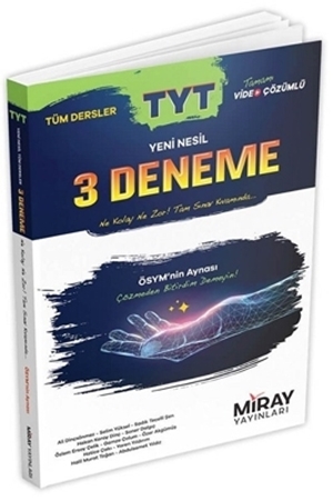 Resim Miray Yayınları TYT 3 Deneme