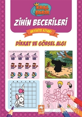 Resim Dikkat ve Görsel Algı - Kral Şakir Zihin Becerileri Aktivite Kitabı