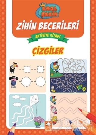 Resim Çizgiler - Kral Şakir Zihin Becerileri Aktivite Kitabı