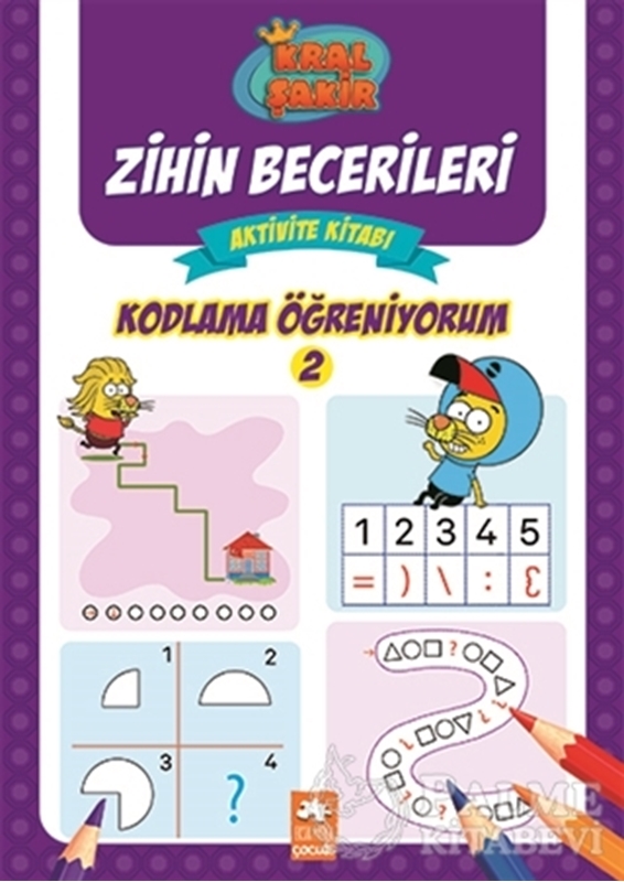 resm Kral Şakir Zihin Becerileri Aktivite Kitabı - Kodlama Öğreniyorum 2
