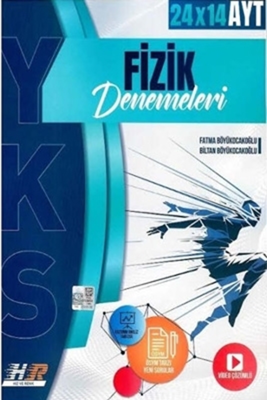 resm Hız ve Renk Yayınları AYT Fizik 24 x 14 Denemeleri