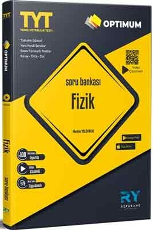 resm Referans Yayınları OPTİMUM TYT Fizik Tamamı Video Çözümlü Soru Bankası Akıllı Tahta Uyumlu
