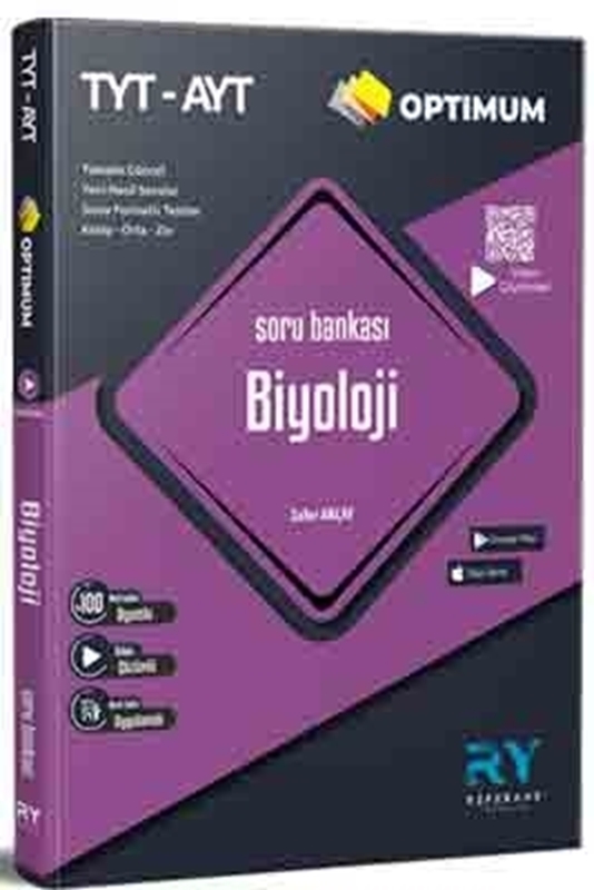 resm Referans Yayınları OPTİMUM TYT AYT Biyoloji Tamamı Video Çözümlü Soru Bankası Akıllı Tahta Uyumlu