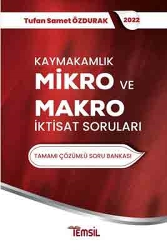 resm Temsil Yayınları Kaymakamlık Mikro İktisat ve Makro İktisat Soruları