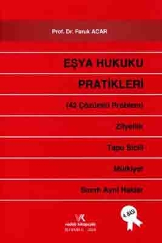 resm Eşya Hukuku Pratikleri