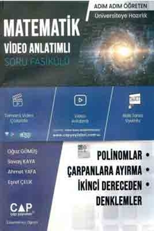 resm Çap Yayınları Polinomlar Çarpanlara Ayırma İkinci Dereceden Denklemler