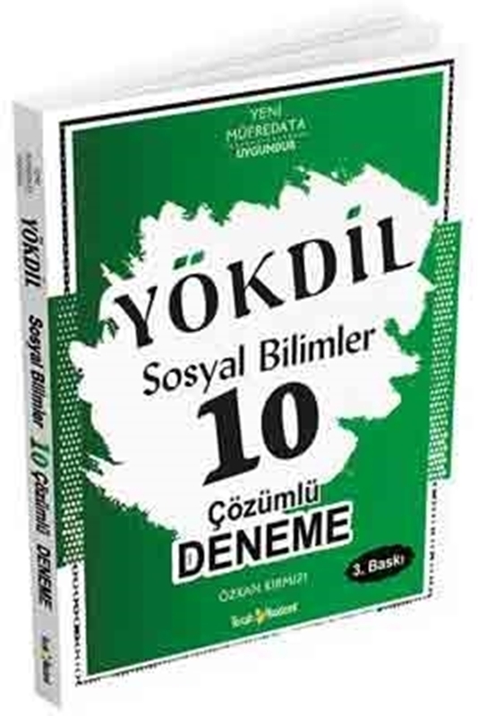resm Tercih Akademi YÖKDİL Sosyal Bilimler Çözümlü 10 Deneme
