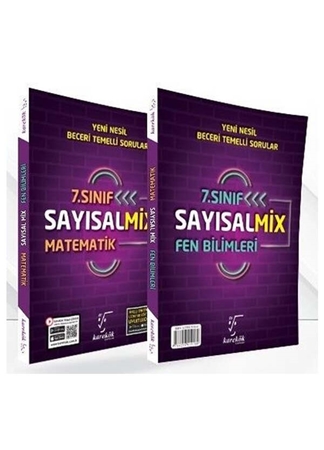 Resim Karekök Yayınları 7.Sınıf Sayısal Mix Soru Bankası