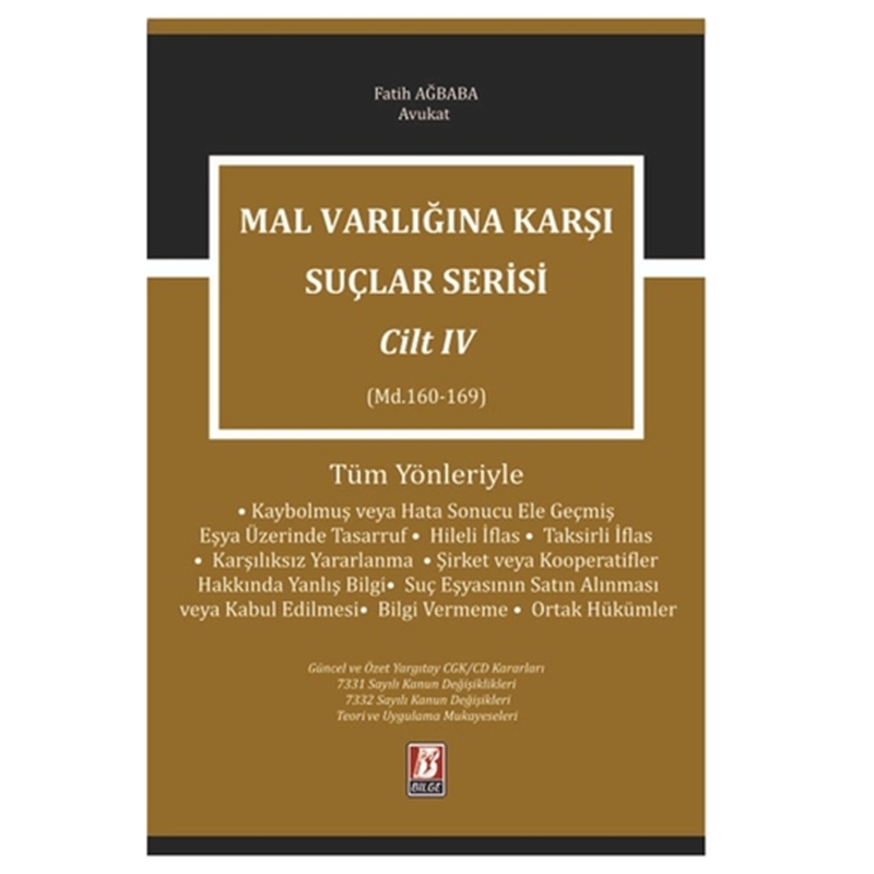 resm Malvarlığına Karşı Suçlar Serisi Cilt 4