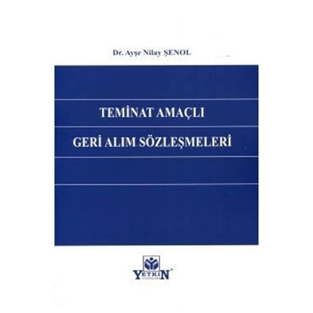 Resim Teminat Amaçlı Geri Alım Sözleşmeleri