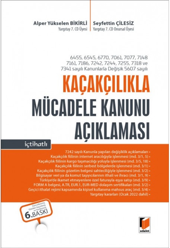 resm Kaçakçılıkla Mücadele Kanunu Açıklaması