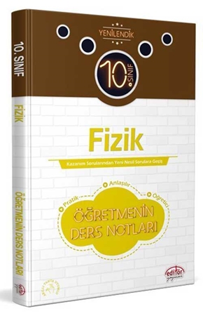 Resim 10. Sınıf Fizik Öğretmenin Ders Notları Editör Yayınları