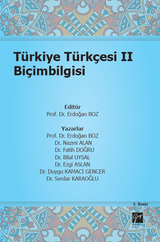 resm Türkiye Türkçesi II Biçimbilgisi